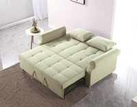 Doble asiento sofá esquina salón sofá cama conjunto