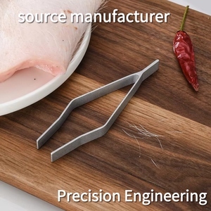 Shouyuan ustensiles de cuisine en acier inoxydable écologiques dissolvant de plumes de poulet de porc et pince à épiler pour fourchettes durables - Product Image 2