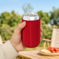 Vente en gros de manchons isothermes pliables écologiques vierges en néoprène pour sublimation, porte-bouteilles de bière pour canettes de 12 oz