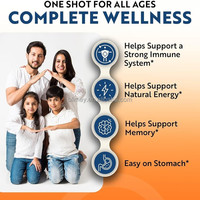 Complément Liquide Énergisant Quotidien : Multivitamines et Minéraux pour Femmes, Hommes et Enfants