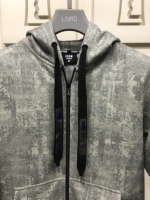 Vestes et sweats à capuche décontractés personnalisés en coton respirant grande taille pour hommes, style vintage Stone Base Island avec fermeture éclair