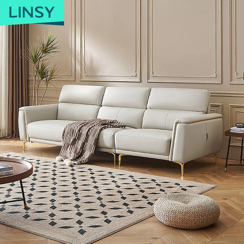 Linsy Muebles De Sala Moderne Couch tisch Lounge Suite Sofa garnitur Wohnzimmer möbel Bs014