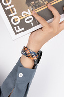 Pour Samsung Watch 8 Bracelet de montre intelligente en nylon tissé avec boucle magnétique et attache à boucle Bracelet édition spéciale