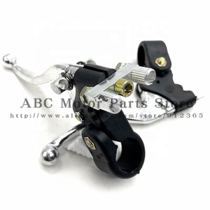 合金7/8英寸右双双迷你左手柄制动杆，适用于47cc <span class=keywords><strong>49cc</strong></span>袖珍越野车气体踏板车全地形车四轮迷你摩托 - Product Image 5