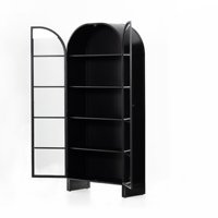Étagère à livres en bois massif de luxe, style table moderne minimaliste, bibliothèque pour la maison