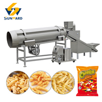Kurkure de cuisson automatique en Chine et ligne de traitement d'extrudeuse alimentaire nik naks frit et machine à fabriquer des puces kurkure
