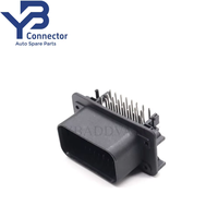 Connecteur AMP mâle 23 broches étanche en cuivre YBADDVANCE IP66 TE Connectivity 12A 12V noir pour câblage automobile 770669-1