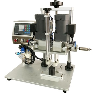 เครื่องปิดฝาขวดกึ่งอัตโนมัติแบบไฟฟ้าตั้งโต๊ะ 4 ล้อ แบบปากเป็ด - Product Image 2