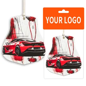 Bubble gum désodorisant suspendu gelée de vanille désodorisant suspendu véhicule désodorisant papier - Product Image 1