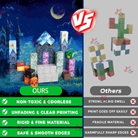 2025 Trending Stem 3D Juego de cubos magnéticos Juguetes magnéticos Rompecabezas para niños Pequeños bloques de construcción magnéticos fuertes mágicos para niños