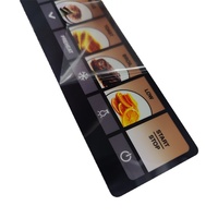 Kustomisasi Keyboard Film Saklar Sentuh Kapasitif untuk Remote Kontrol dengan Lampu Latar LED, Warna & Ukuran Membran Keypad yang Dapat Disesuaikan