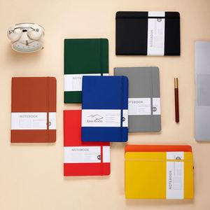 Carnet A5 en PU à couverture rigide avec élastique, personnalisable avec logo d'entreprise, produits tendance, nouveautés 2026 - Product Image 5