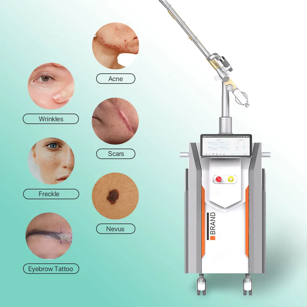 Clinic use 532nm 1064nm laser all color pigment removal picosecond laser freckle removal portable equipment