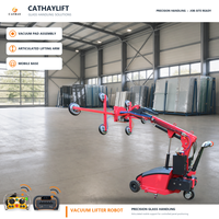 Robot de levage à aspiration par le vide avec télécommande, protection anti-basculement, capacité de charge de 400 kg, pour une sécurité totale