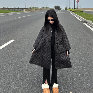 Vente en gros Manteau en coton pour enfants à la mode automne hiver Vestes en duvet décontractées pour adolescentes - Product Image 5