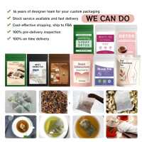 Groothandel Natuurlijke Pepermunt IJsthee voor de Zomer, Vitamine C Boost, Verfrissende Citroen Pepermunt Cold Brew Thee Zakjes