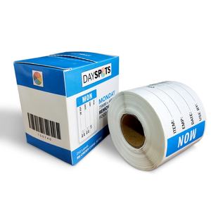 Etiquetas Removibles y Disolubles para Control de Caducidad de Alimentos, Precio de Fábrica, para Uso en Rotación de Alimentos, Etiquetas Adhesivas Removibles para Preparación de Alimentos - Product Image 5