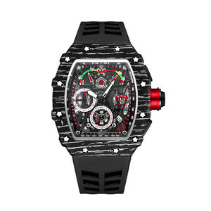 Reloj de cuarzo para hombre multifuncional <span class=keywords><strong>Miller</strong></span> calendario luminoso Comercio exterior cubo reloj de silicona - Product Image 2