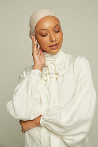 <span class=keywords><strong>Bonnet</strong></span> <span class=keywords><strong>Hijab</strong></span> en Coton Musulman avec Attache Élastique à l'Arrière, <span class=keywords><strong>Sous</strong></span>-<span class=keywords><strong>Hijab</strong></span> Turban Extensible Respirant Doux pour la Peau, Idéal pour Usage Quotidien - Product Image 6