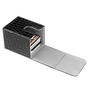 Колодец из полиуретана с крокодиловым узором, коробка для хранения 100 + карт, коробка для хранения карт для волшебного сбора, Yugioh - Product Image 2