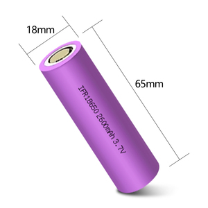 2600mAh 3.7V Rechargeable Emergency Light Battery 2000 Cycles 10 Years <strong>Life</strong> ICR18650 Cylindrical Cell 18650 Lithium Battery - Product Image 2