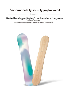 <span class=keywords><strong>Ensemble</strong></span> de snowboard tout terrain pour débutants, stable, plat, fleuri, en bois de peuplier écologique, pour femmes adultes, vente en gros - Product Image 2