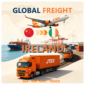 Servicio de Transporte Multimodal Ferroviario y por Carretera de China a Irlanda, Agente de Carga Puerta a Puerta DDP DDU - Product Image 1