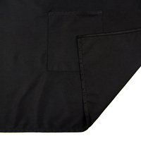 Tablier de cuisine uni Kefei à prix avantageux, vente en gros, simple, durable, réglable au niveau du cou, logo personnalisé, 100% polyester
