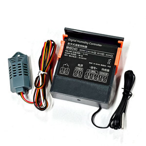 Wh8040 <span class=keywords><strong>LCD</strong></span> kỹ thuật số nhiệt NTC cảm biến nhiệt độ độ ẩm Điều khiển 12V 24V 110V 220V nhà kính 1-99% độ ẩm phạm vi - Product Image 1