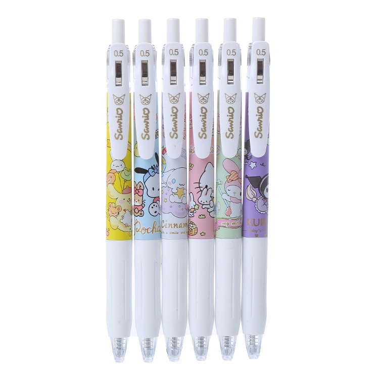 Sanrio pressing pen cute press gel pen student stationery ballpoint pen