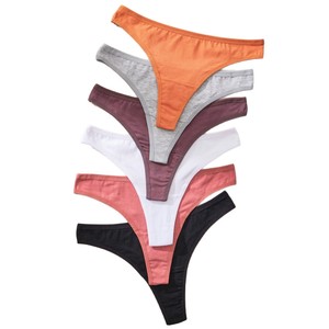 Nuovi Arrivi all'Ingrosso: <span class=keywords><strong>Perizoma</strong></span> da <span class=keywords><strong>Donna</strong></span> in 95% <span class=keywords><strong>Cotone</strong></span>, Traspirante, Antibatterico, Tinta Unita, Lavorato a Maglia, Sexy e Sottile, Personalizzabile OEM - Product Image 5