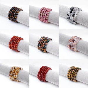 Bracciale in Materiale Misto di Alta Qualità con Avventurina e Ametista Naturale da 8mm, Tendenza Moda Spirituale per Decorazione - Product Image 4