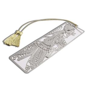 Custom Wholesale Rectangle <b>Silver</b> Figure Hollow Out Metal Painting Metal <b>Bookmark</b> - Product Image 6