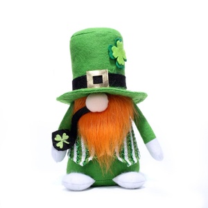 Muñecos de Gnomo para Fiestas, Gnomo Irlandés con Trébol, Gnomo Escandinavo, Gnomo Verde de Navidad, Gnomo Nórdico, Muñeco de San Patricio, Muñeco de Rodolfo - Product Image 2