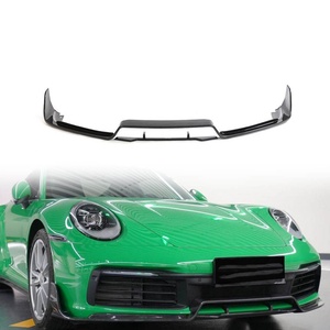 Lame avant en fibre de carbone <span class=keywords><strong>s</strong></span>èche pour <span class=keywords><strong>Porsche</strong></span> <span class=keywords><strong>911</strong></span> 992 <span class=keywords><strong>Carrera</strong></span> <span class=keywords><strong>S</strong></span>/4S/GTS/Targa 2019-2023, kit carrosserie aérodynamique léger - Product Image 1