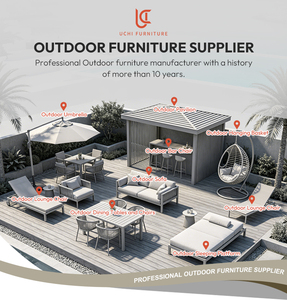 High Quality All-Weather Modern Design Patio Garden Furniture Outdoor <b>Rattan</b> Set for Park Outside on Sale - Product Image 4
