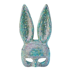 Adult Waterproof Rabbit Masquerade <strong>Mask</strong> &amp; Blindfold Set for Halloween Party Role Play Sex Toy - Product Image 4