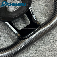 Volant en cuir et fibre de carbone le plus vendu pour VW Golf 5 6 7 R MK5 MK6 MK7 MK7.5 Gti Polo GTI Passat B7/B8 avec bande bleue
