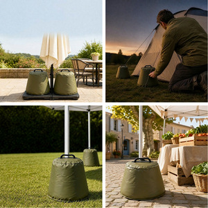 Sac <span class=keywords><strong>de</strong></span> <span class=keywords><strong>lestage</strong></span> pour tente pop-up, gazebo, chapiteau, extérieur, 10L, en PVC, en forme <span class=keywords><strong>de</strong></span> cône, rempli d'eau, avec poignée - Product Image 3