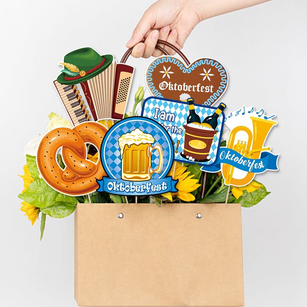 Centres Table En Nid D'abeille L'oktoberfest 9 Pièces