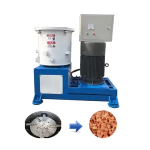 Automatic plastic film agglomerator pelletizing recycling machine plastic scrap granule compact agglomerating price agglomerator