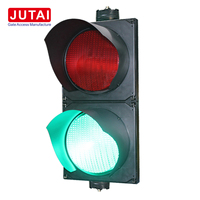 Feu de signalisation LED rouge-vert haute visibilité 100 mm pour barrière de stationnement, guidage des véhicules et contrôle d'entrée/sortie