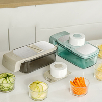 Multifunctionele metalen keuken-groentesnijder, komkommer-snijder, rasp, handmatige PP aardappel-shredder, radijs-snijder voor de keuken