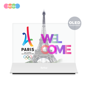 Refee 55 इंच पारदर्शी Oled डिजिटल साइनेज स्क्रीन विज्ञापन प्लेयर - Product Image 2