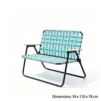 Chaise pliante de haute qualité en gros pour le camping en plein air, la plage, les pique-niques, légère, avec sangles, portable, pliable, pour le jardin et la pelouse