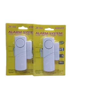 Factory Supply Simple Magnetic Door Windows Burglar Alarm Wireless Anti Theft Device Smart Door Sensor Alarm System