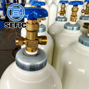 Cilindro de oxígeno recargable de 20 litros y 150bar portátil con válvula CGA540 para el mercado de Arabia Saudita - Product Image 5