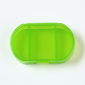 กล่องยาแบบพกพาขนาดเล็ก <span class=keywords><strong>2</strong></span>/<span class=keywords><strong>3</strong></span> ช่อง กล่องจัดยาเม็ด กล่องใส่ยาเม็ดสำหรับเดินทาง กล่องเก็บยา - Product Image 6