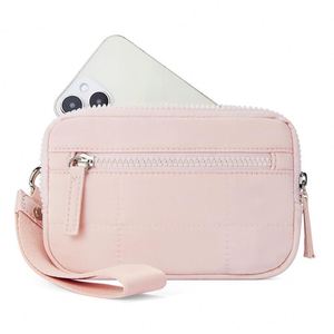 Nouveau Portefeuille Mini pour Femmes, Style Coréen Mignon, en Nylon Matelassé avec Fermeture Éclair, Sac Téléphone Portable Portable pour Filles, Vente en Gros - Product Image 1