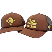 Gorras Snapback de Moda con Logotipo Bordado Personalizado, Visera Curva, Lisas, de 5 Paneles, Richardson 112FP, con Parches, Gorra Trucker de Malla